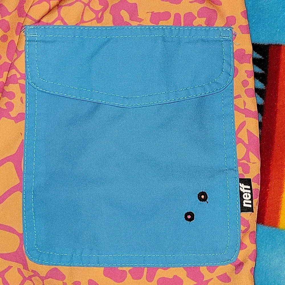 NEFF Men's Daily Animal Hot Tub Board Shorts for Swimming